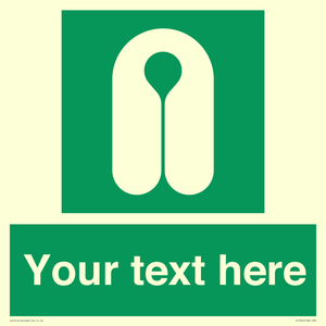 Custom sign safe condition Lifejacket